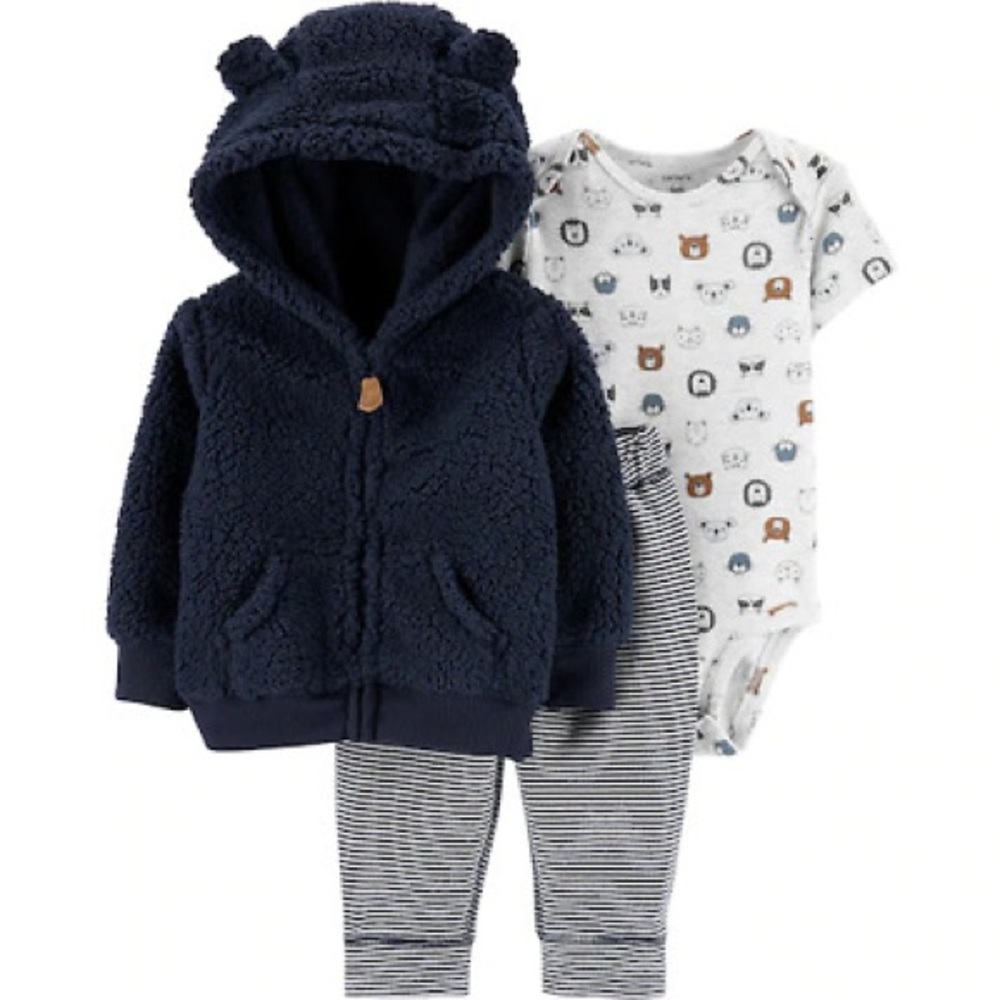 3 Pc Set (Jacket/Onesie/Pants)